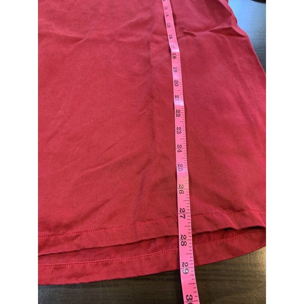 Click Color Me Tencel Women Medium Lagenlook Church Christmas Holiday Top Office Red - Image 9