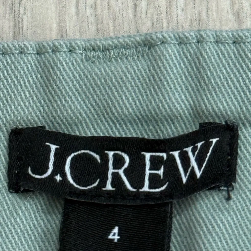 J. Crew Wide Leg Pleated Capeside Chino Pants | Light Sage Green | 4 - Image 5