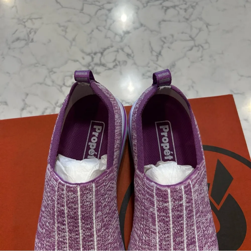 NWT Propet Purple Travel Active Stretch Slip On Comfort Shoes Size 5 - Image 4