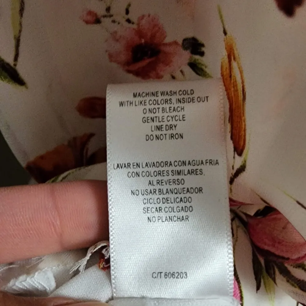 Danny & Nicole floral jacquard stripe midi dress size 4 - Image 9