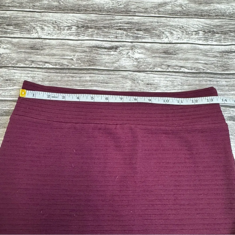 Sparkle & Fade Women's Pencil Skirt Plum Purple M Med Medium Lightweight Stretch - Image 7