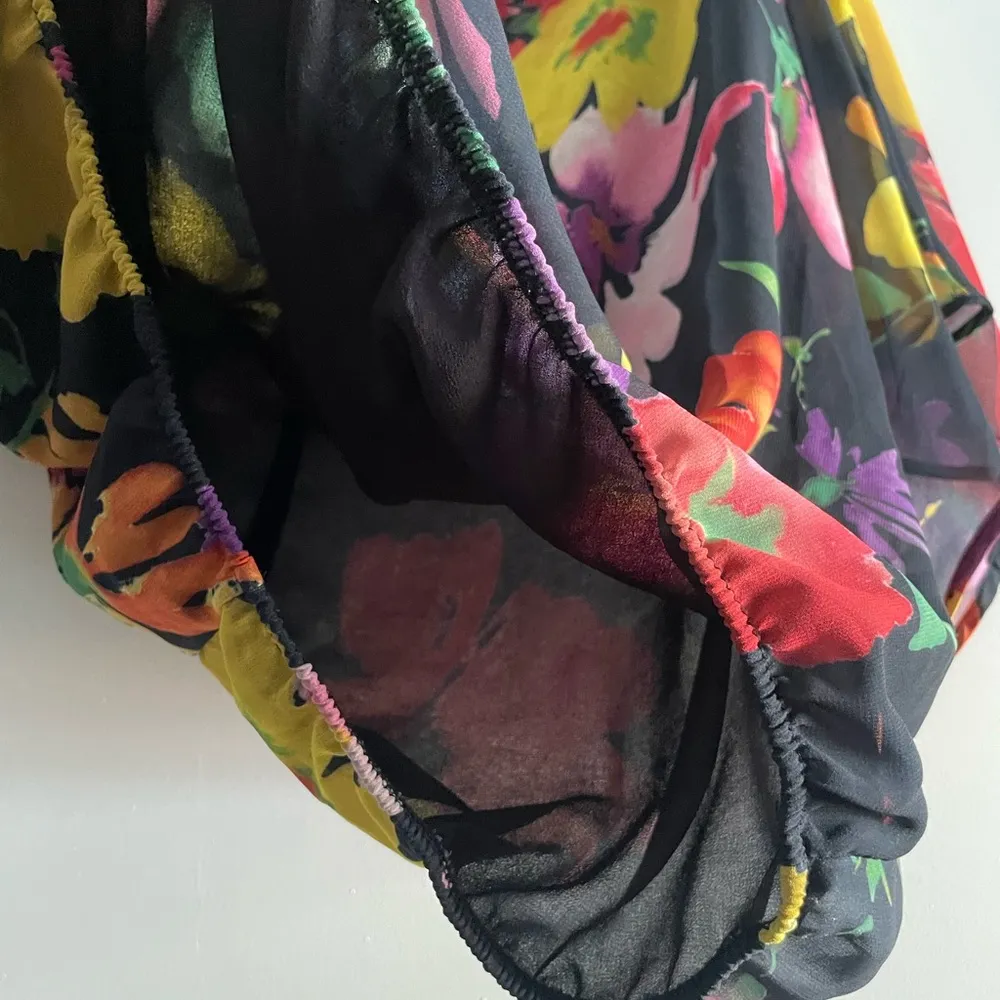 Sweet Pea For New York Co. Floral Blouse Size S - Image 3