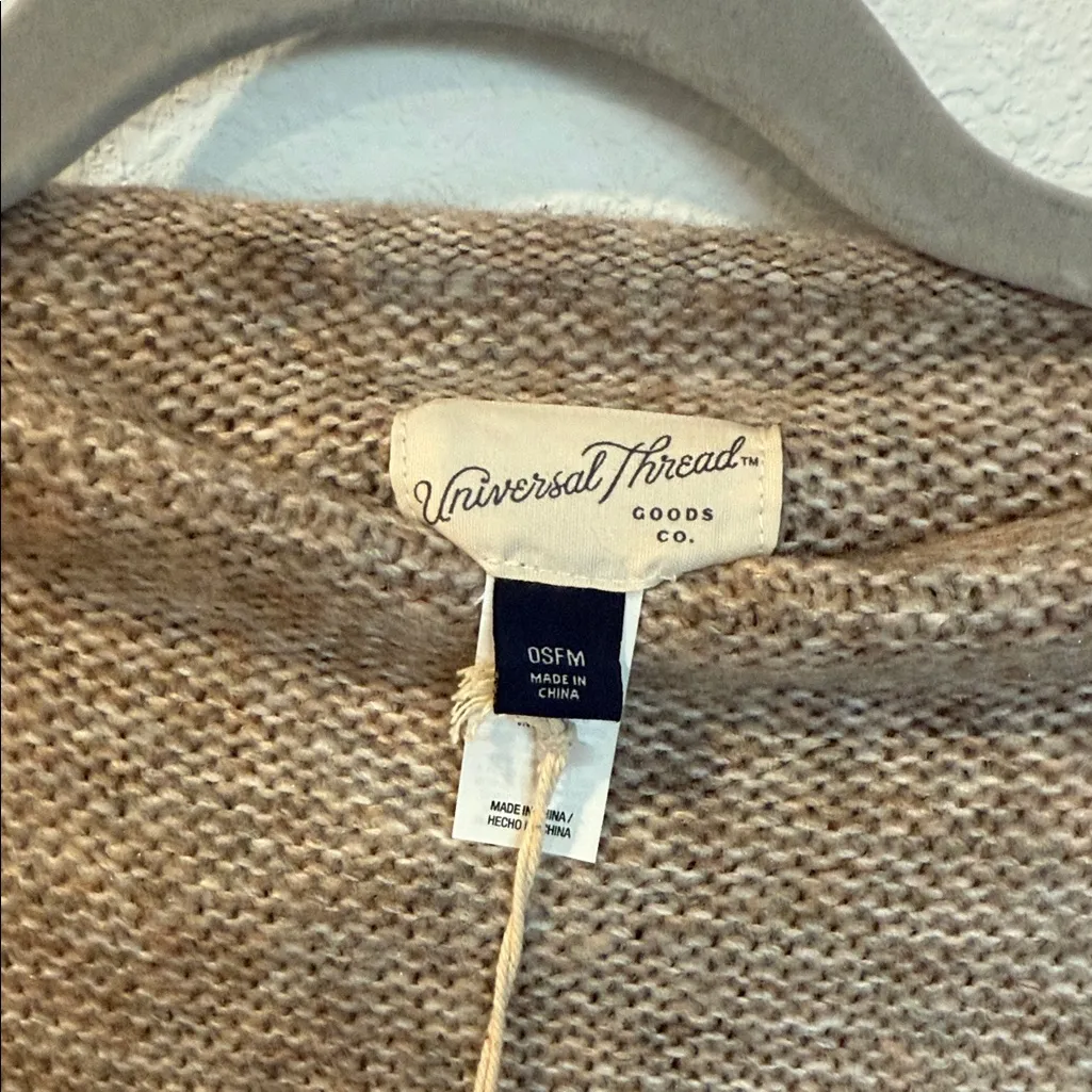 Universal Thread Heathered Brown Poncho - Image 2