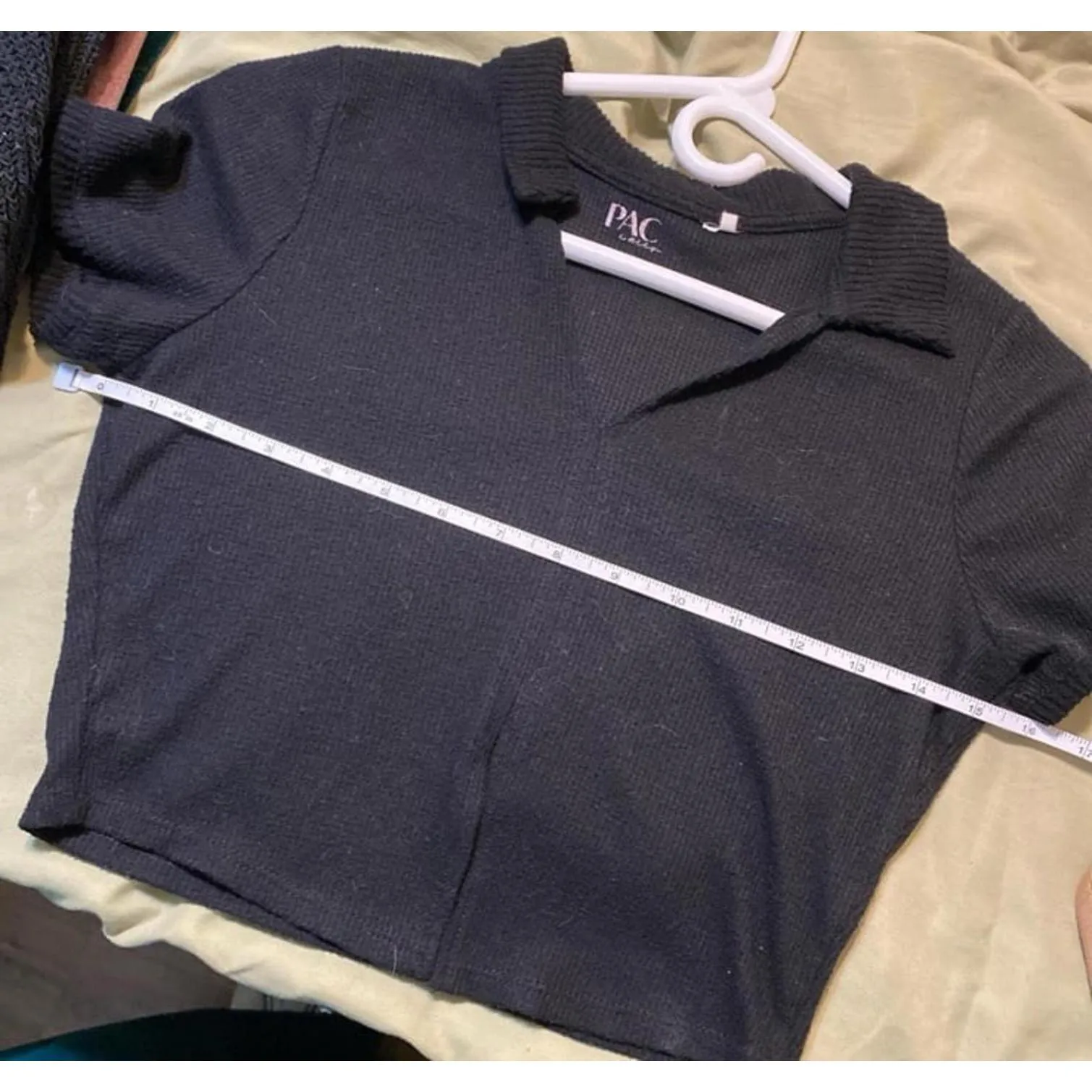 Pac Sun Black Crop Top Size Small - Image 6