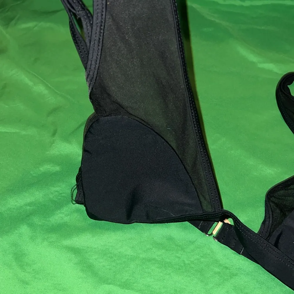 Black Mesh Bikini Set size Medium - Image 2