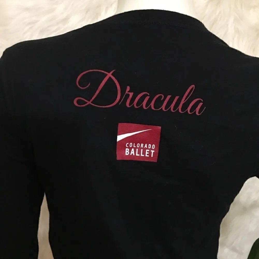 Thirsty Dracula Long sleeve comfy Tee - Image 3
