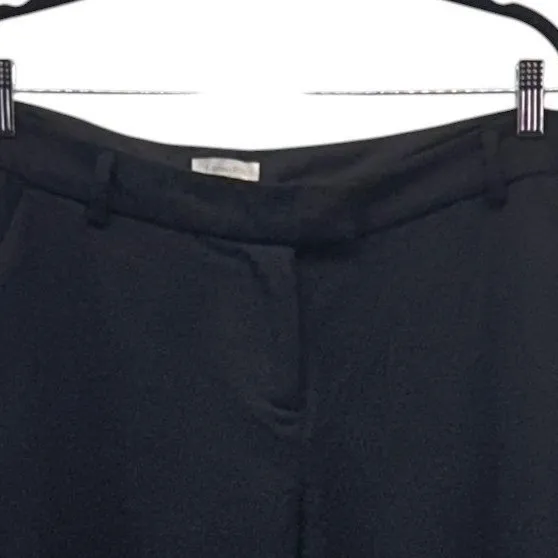 Garnet Hill Wool Dress Pants Black 12 - Image 3