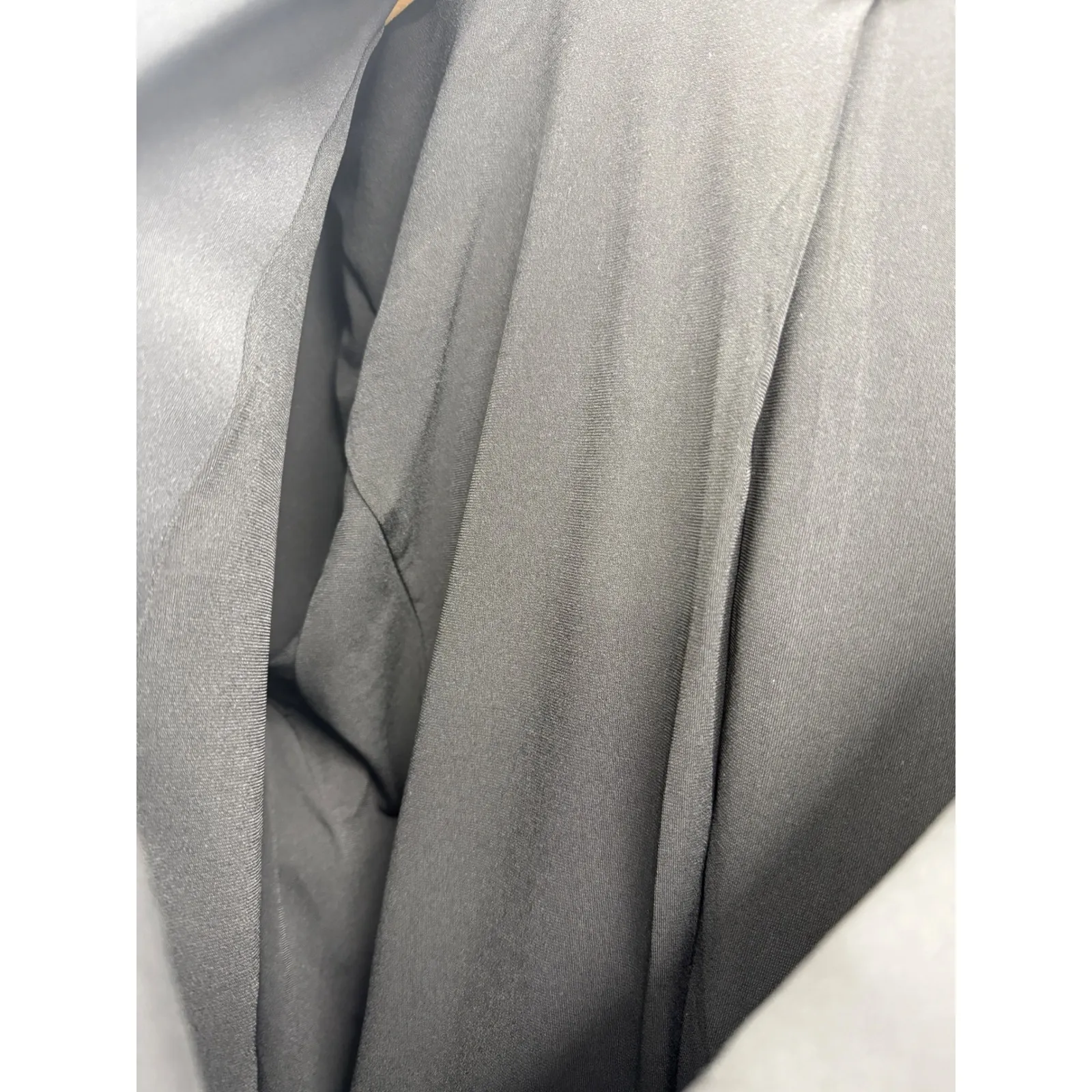 Good American Black One Button Scuba Blazer Jacket Size 2XL - Image 7