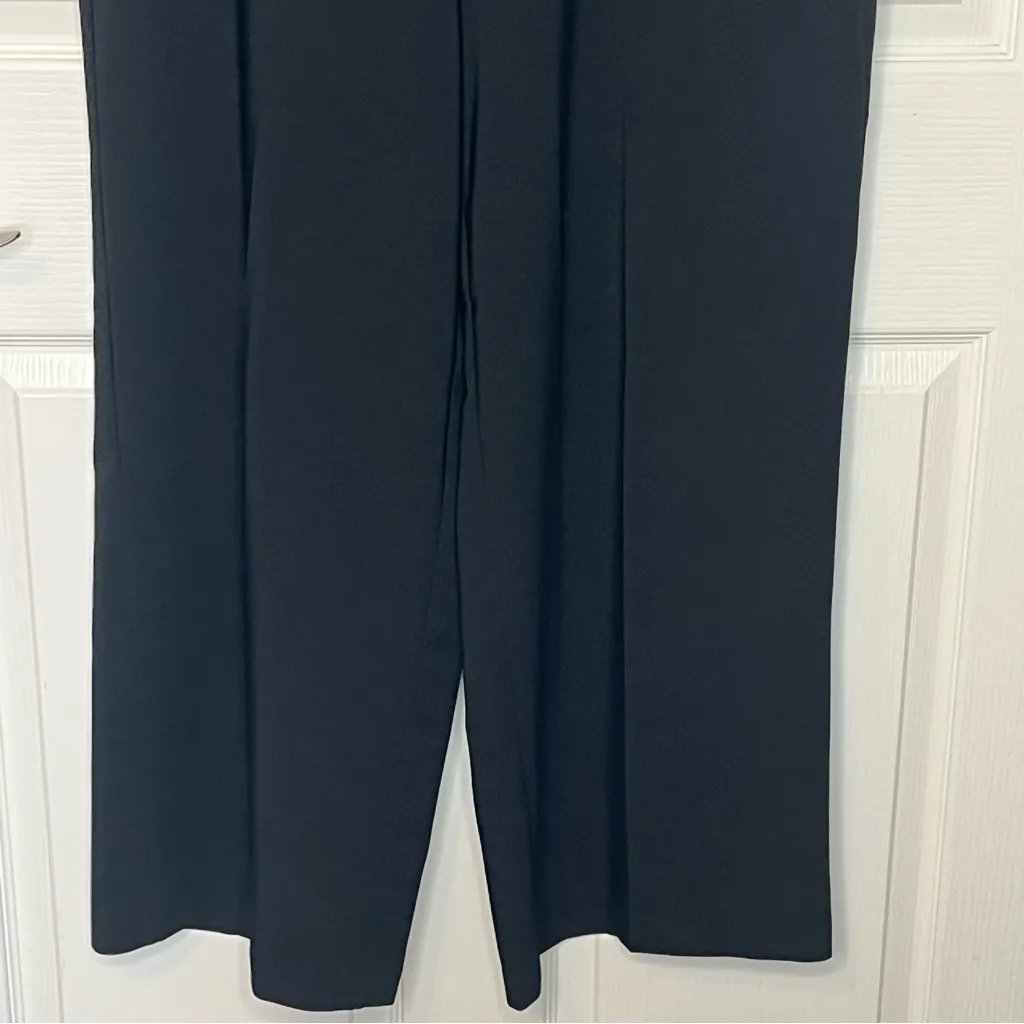 Torrid Size 14 R Wide Leg Studio Refined Crepe High Rise Sailor Pants Black - Image 3