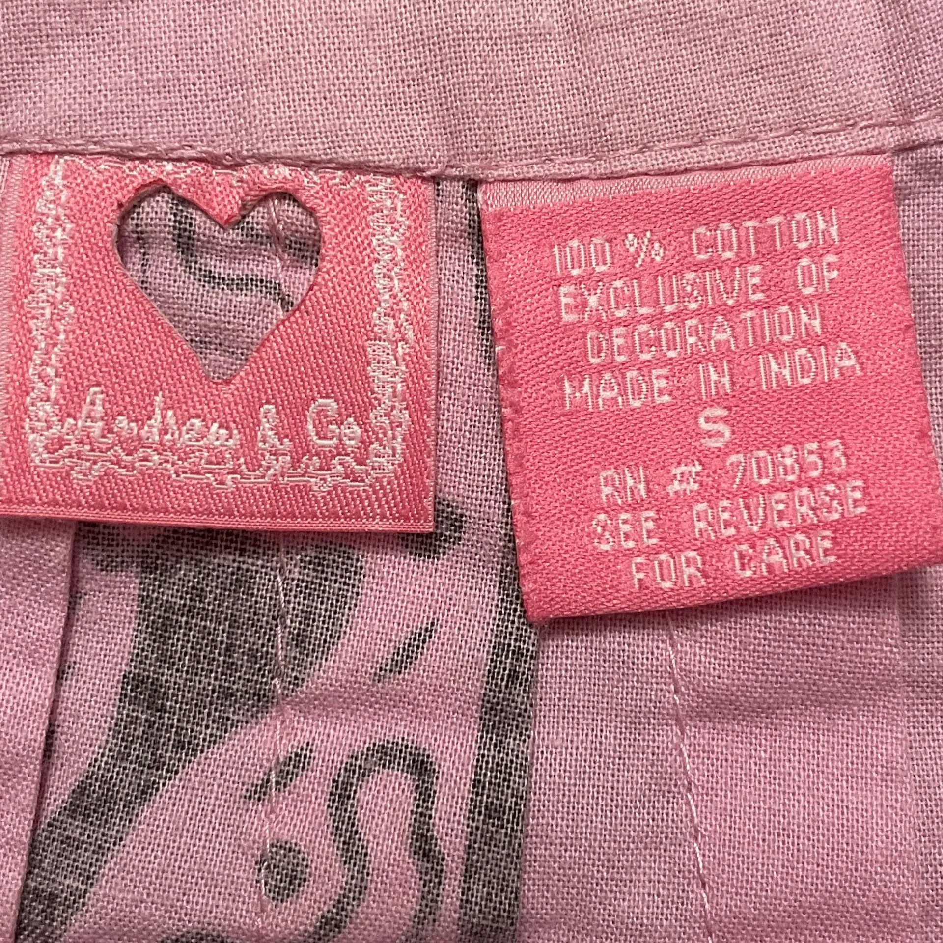 Baroque Design A-Line Skirt Black Pink with Silver Sequins Sz Small - Image 8