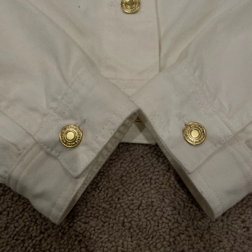 Michael Kors Cropped Denim Jacket - Image 7