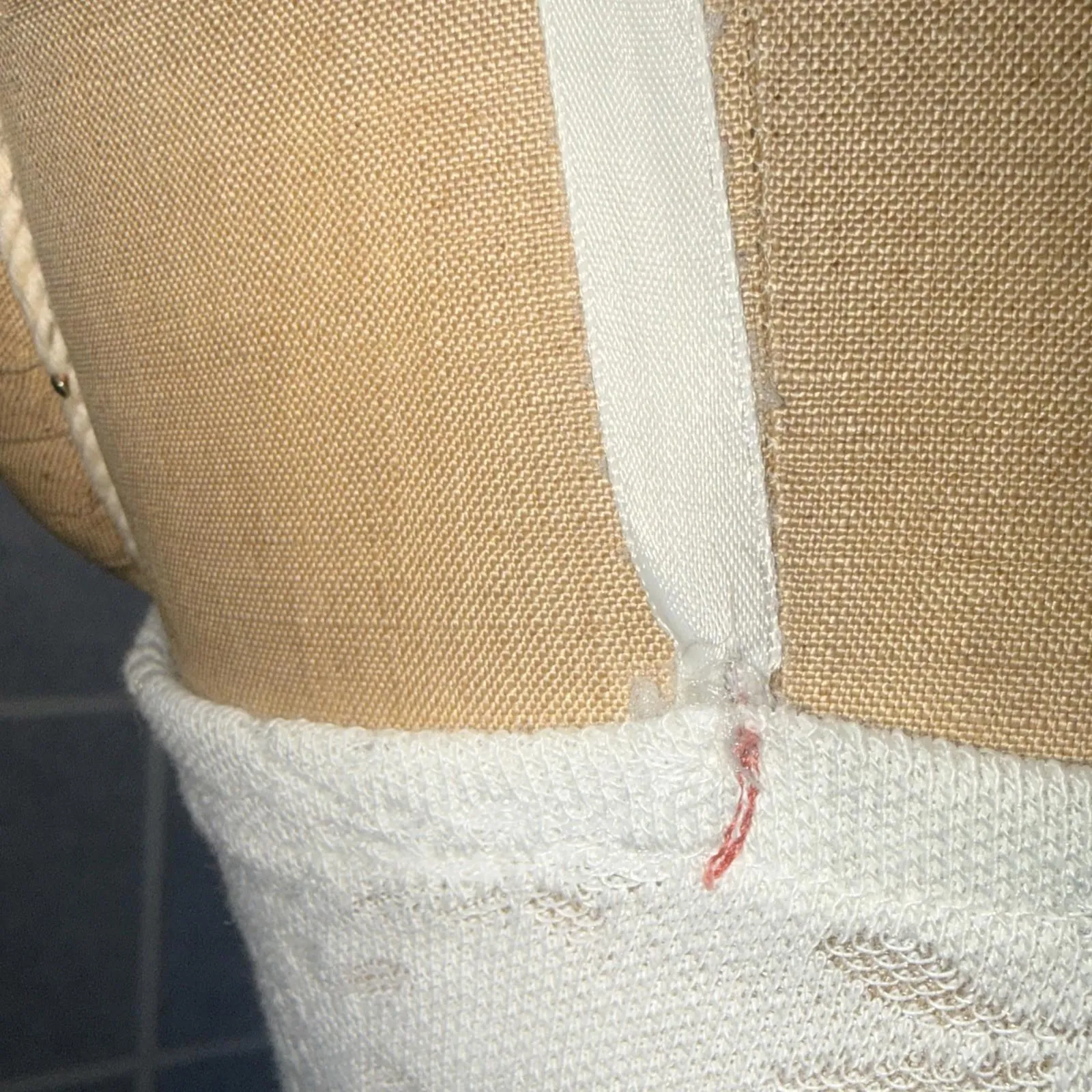 VTG Trifle Bit Audrey Nevitski Lace Floral Rosette White CottageCore Camisole M Size M - Image 11