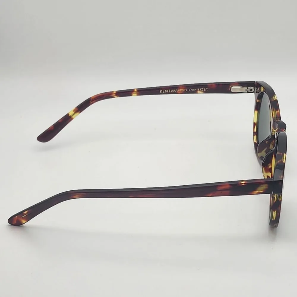 Kent Wang Lost Tortoiseshell UV Protection & Acetate Frame Sunglasses Brown - Image 8