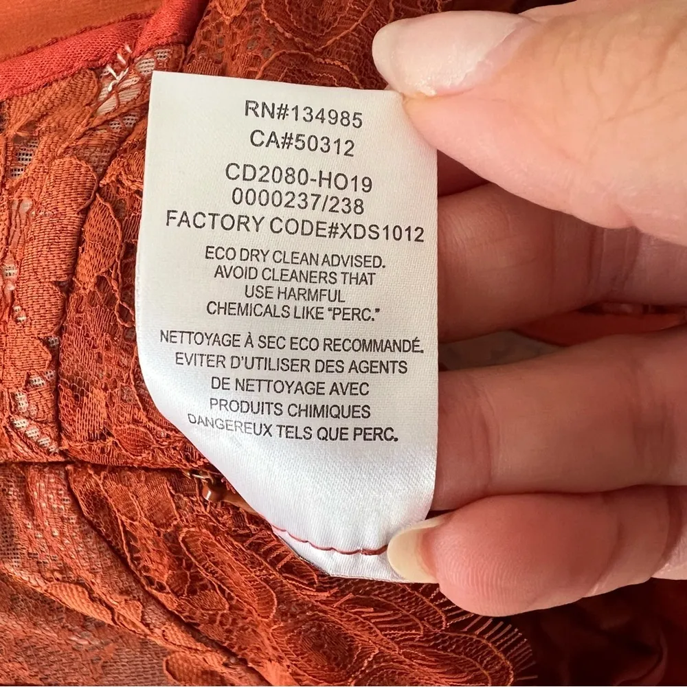 NEW NWT  x Revolve Bustier Gown In Rust - Image 13