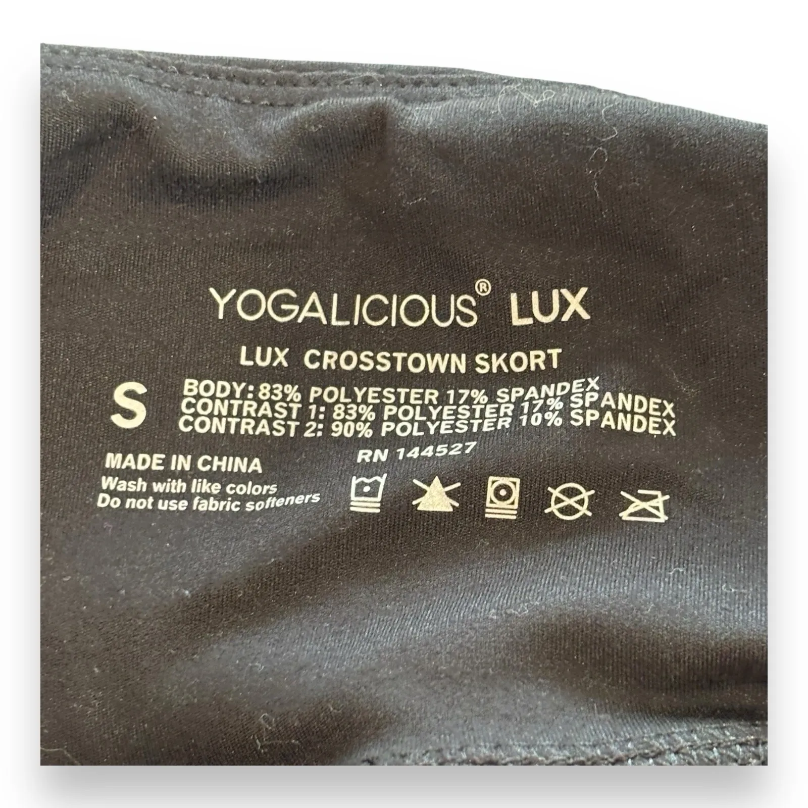 Yogalicious Lux Crosstown Skort Athletic Skirt Shorts Activewear Sz S - Image 3
