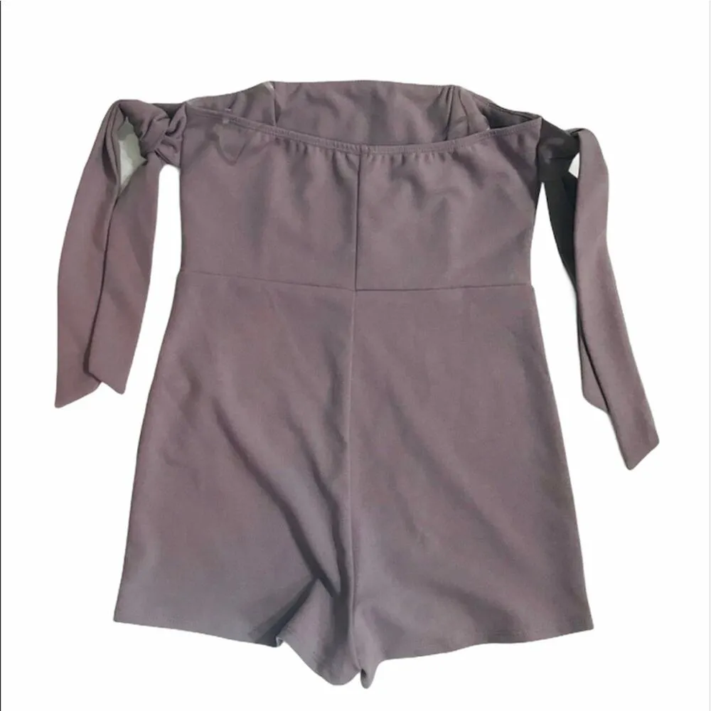 Blue Blush lavender strapless romper - Image 2