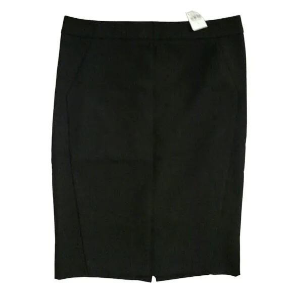 Ann Taylor LOFT Pencil Skirt Black Career Office Workwear 2 New - Image 2