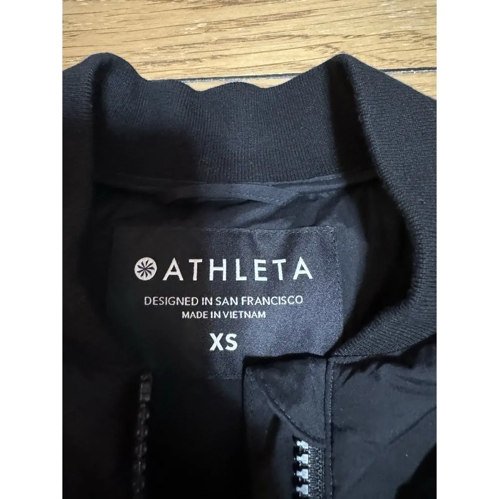 Athleta Inlet Vest Goose Down Black Size‎ XS Preppy Athleisure Athletic Puffer - Image 3