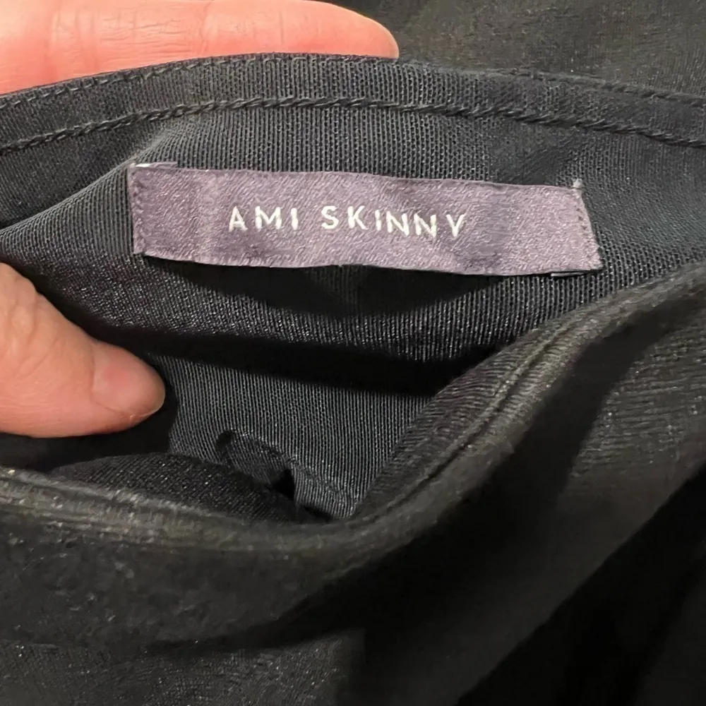 NWT NYDJ Ami Skinny Pull-on Black Pants Sz 4 - Image 6