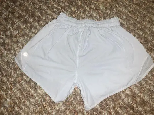 Lululemon White  Hotty Hot Shorts - Image 2