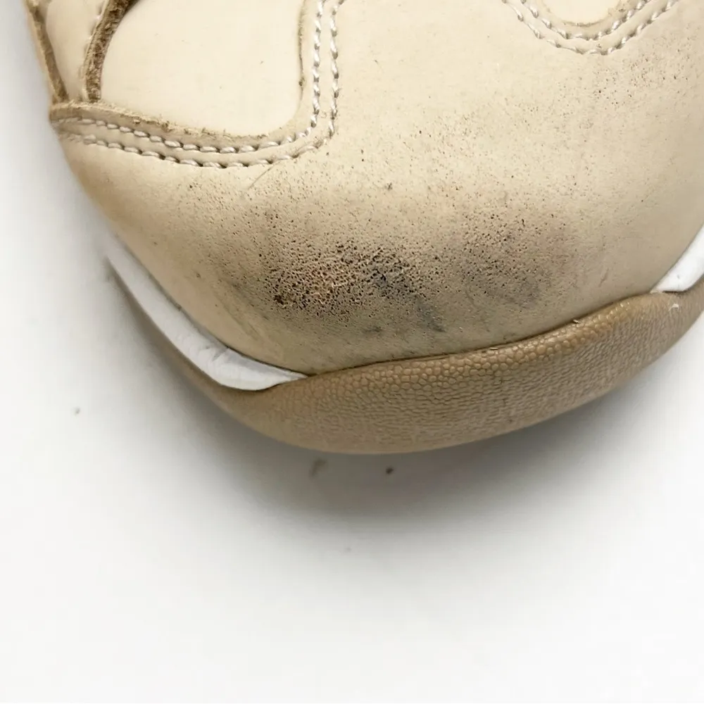 RYKA Tensile Tan Leather Bungee Cord Fisherman Slides, Size 8 - Image 5