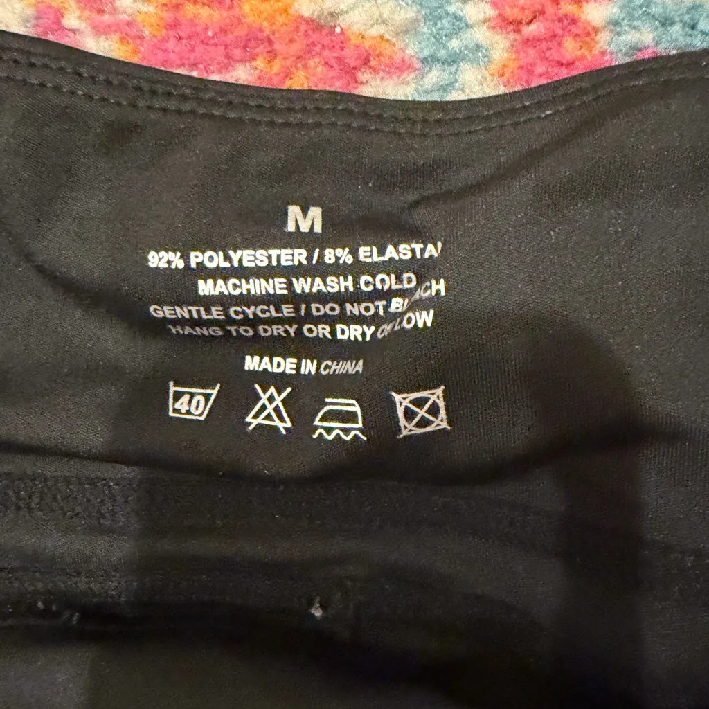 Black Athletic Sweats Size M - Image 2
