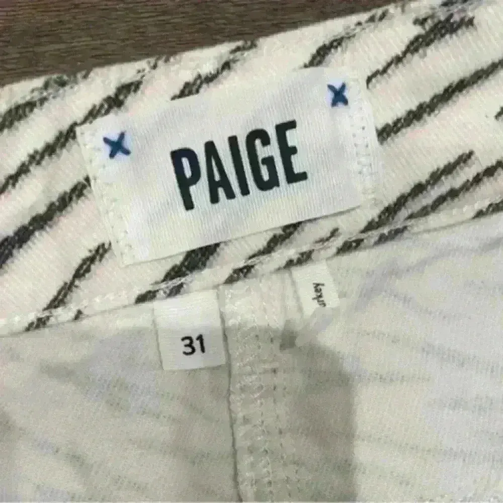 Paige Mini Denim Skirt Zebra Cotton Jean‎ Skirt Size 31 - Image 6