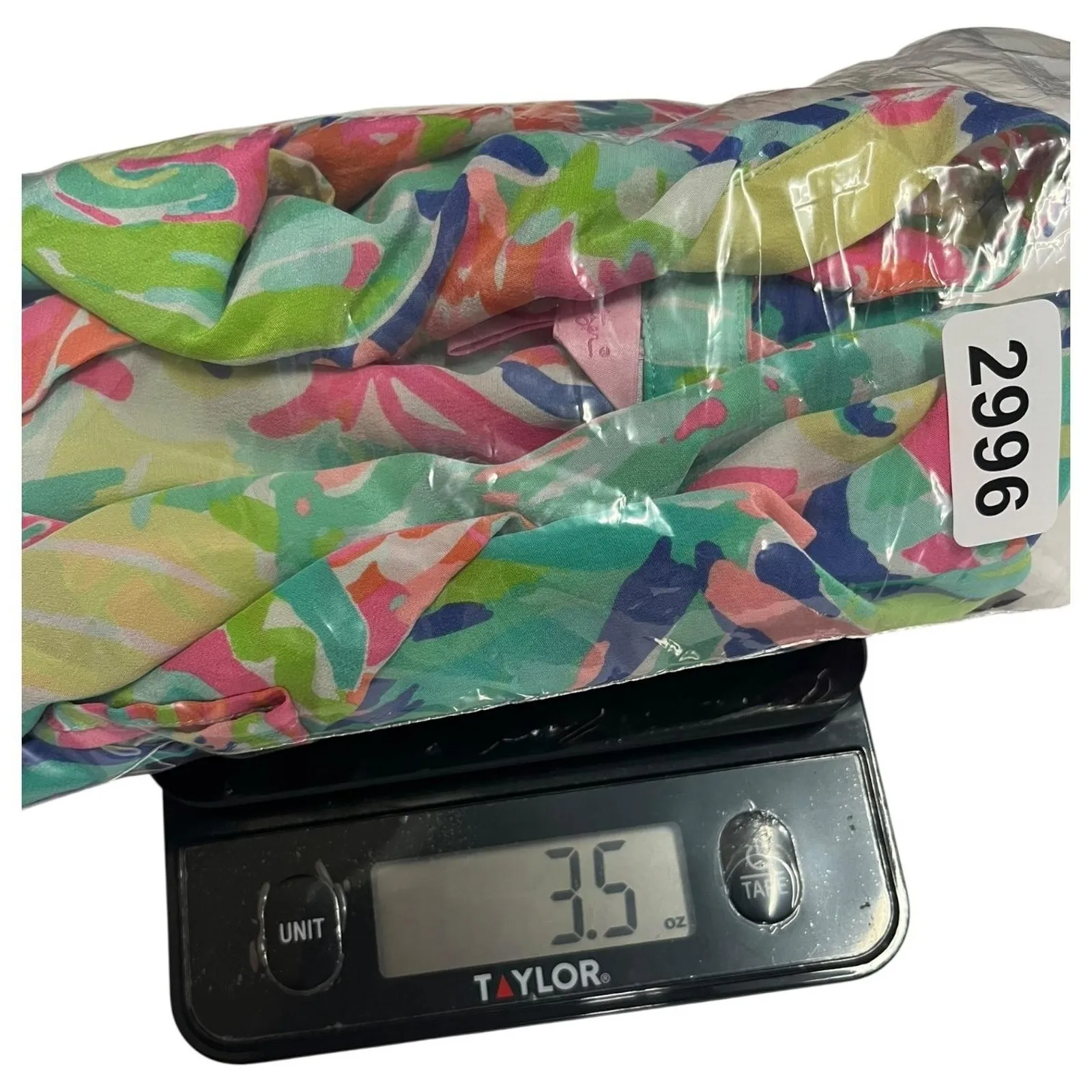 Lilly Pulitzer Top Womens Large Pink Green Silk Floral Tropical Parrot Hawaiian - Image 14