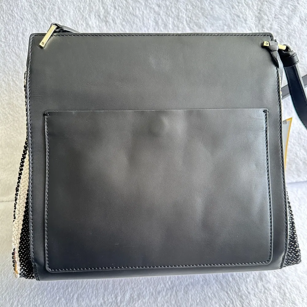 Sonye Large Tote Bag
Textured Stripes Black and White - Image 2