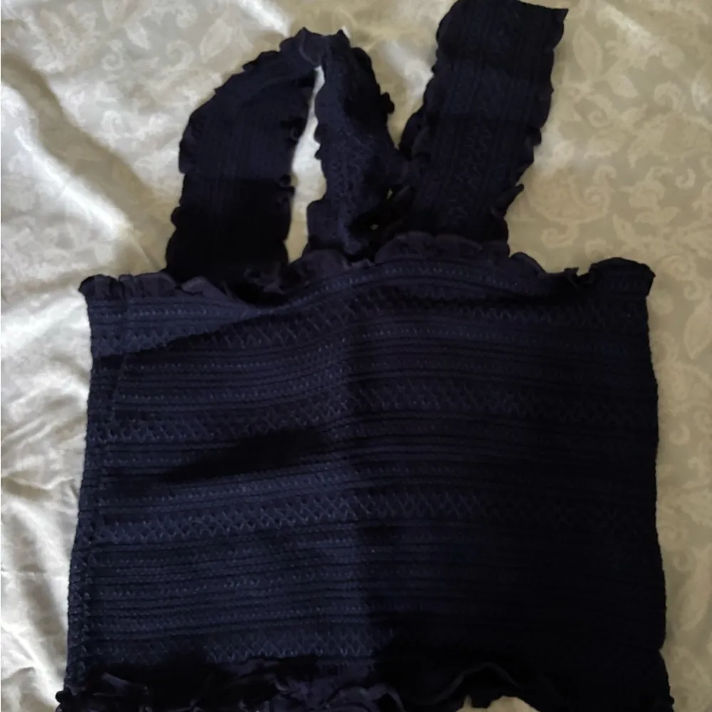Timing Smocked Black Tank Top - Image 3