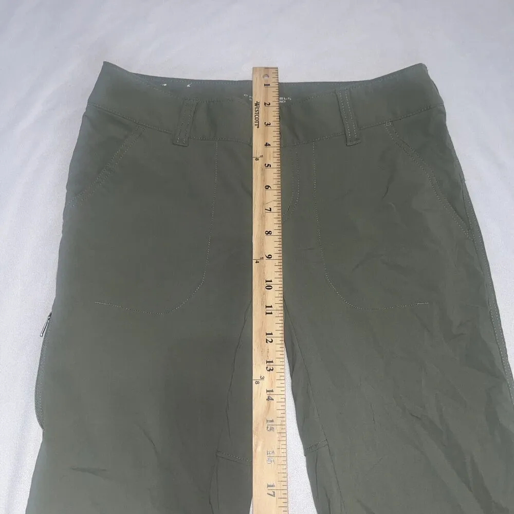 Women's COLUMBIA Size 6 Crop Pant Omni-Shield Lightweight Hike Travel Pockets - Image 5