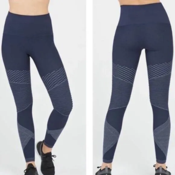 SPANX Seamless Moto Legging- Indigo Sky Size S - Image 2