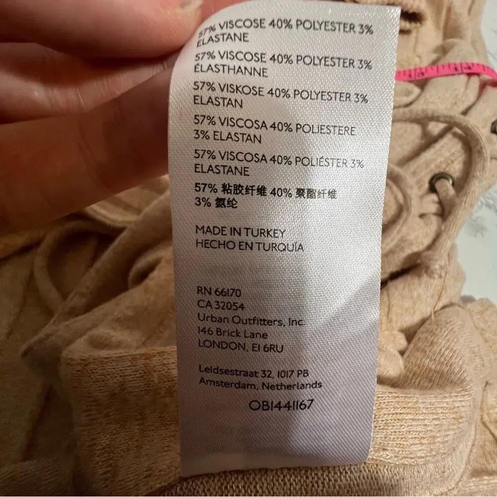 Anthropologie lace up side  Maxi Turtleneck Sweater Tank Size Sz M - Image 9