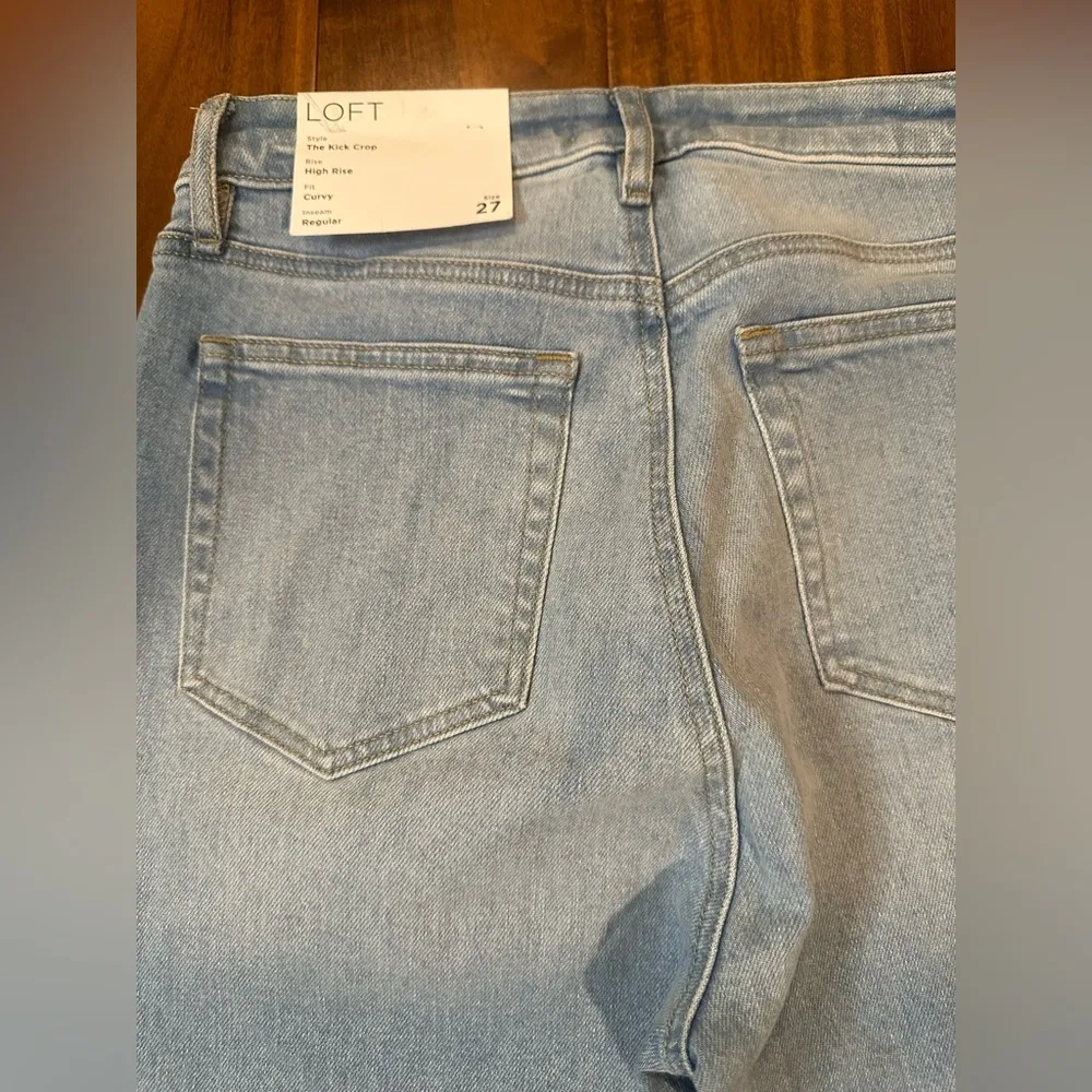 Loft Kick Crop Highrise Denim Jeans - Image 10