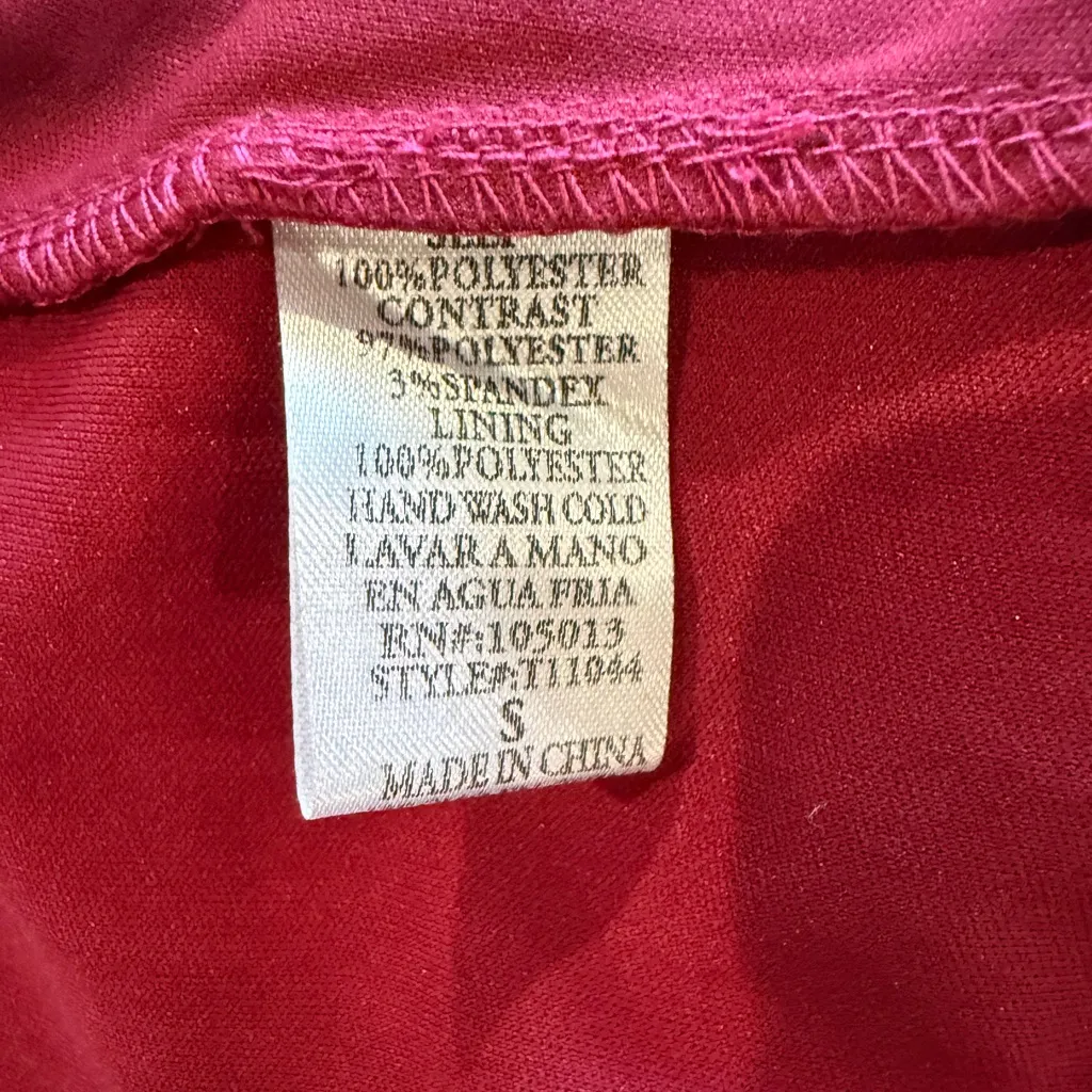 NWT Savanna Jane One Shoulder Sequins Satin Trim Bow Size‎ Small Silver - Image 4