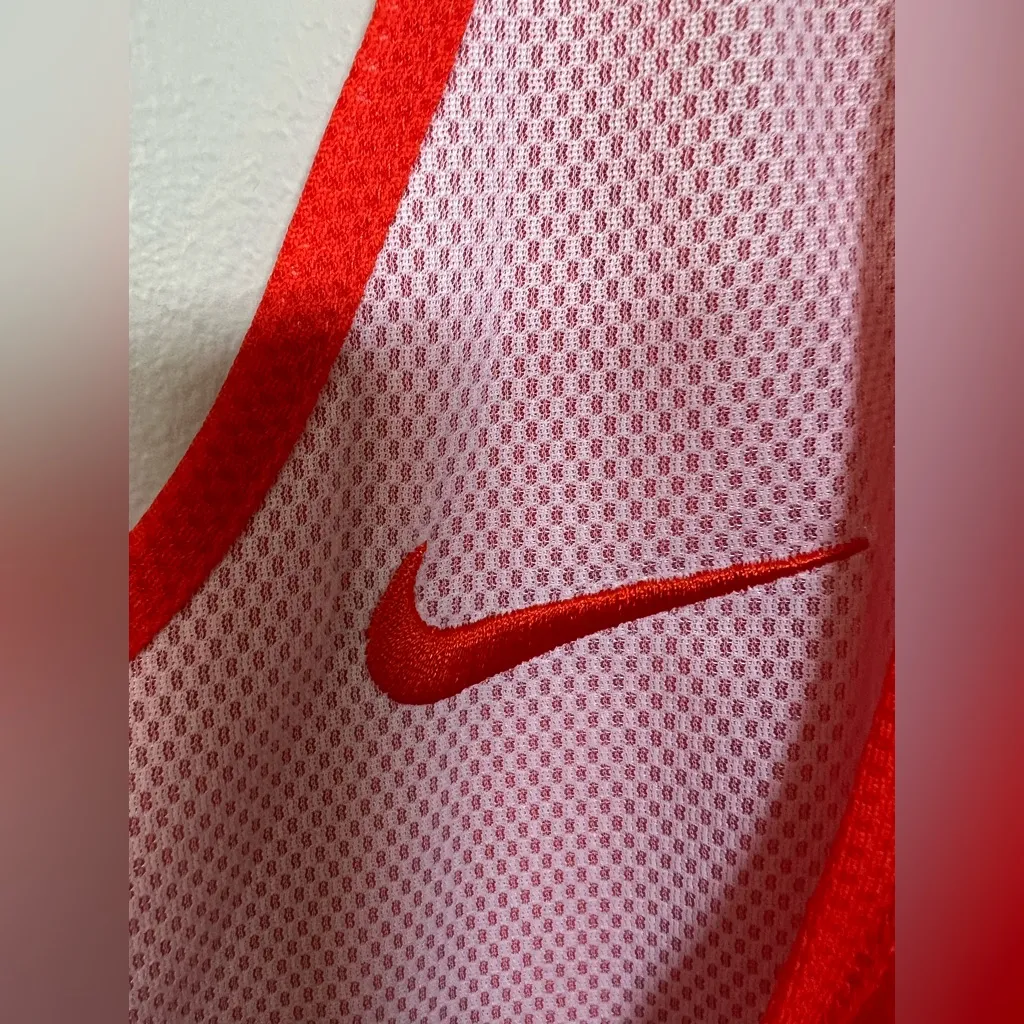 Nike Reversible Pinnie Lacrosse Jersey Orange/White AH3355 820 Womens Large NWT - Image 9