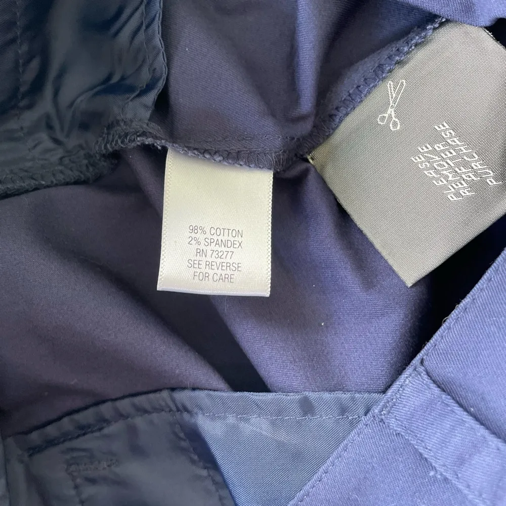 Dana Buchman Signature Navy Blue Peacoat Straight Ankle Dress Pant Sz 12 NWT - Image 6