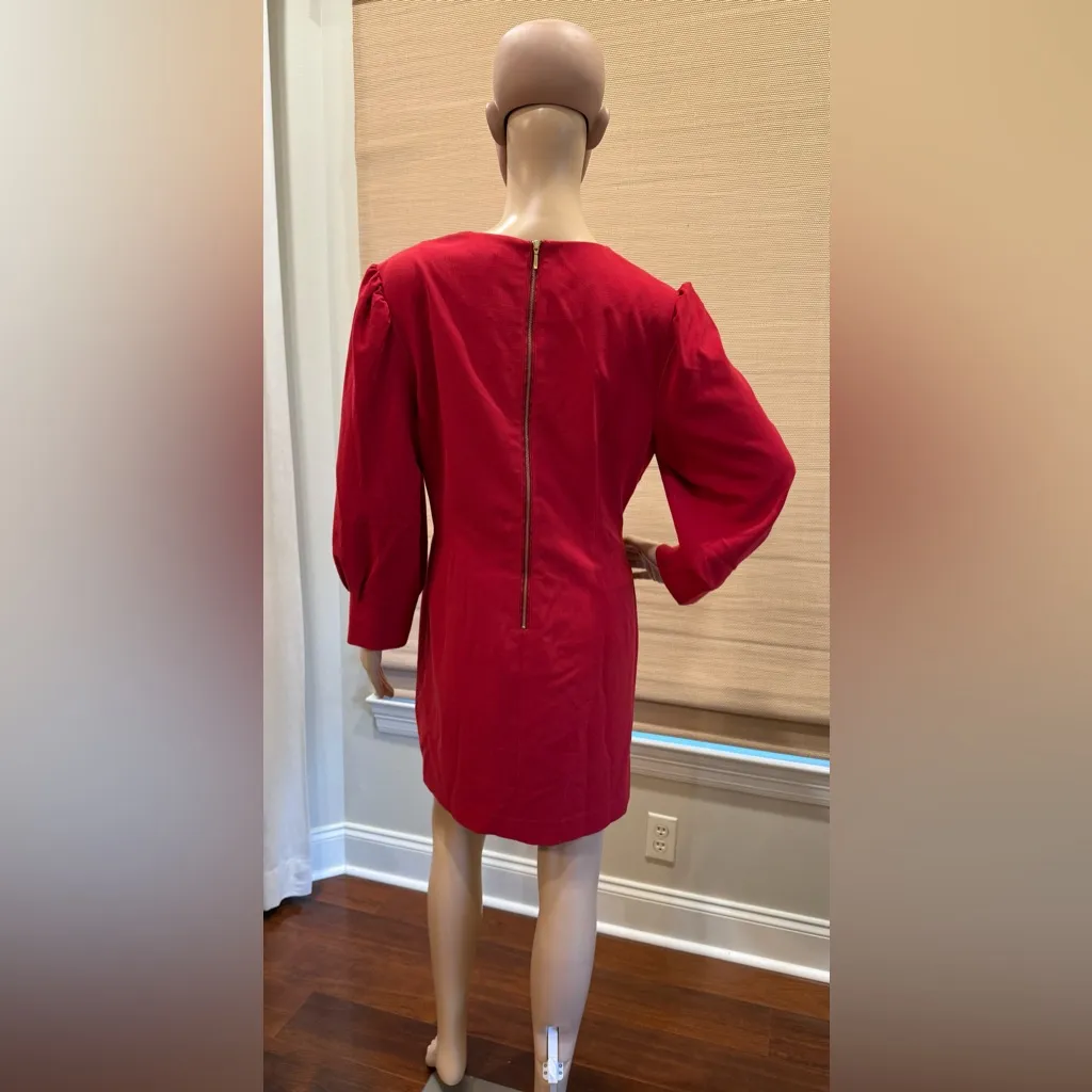 The Limited Elegant Wine Dress - Image 2