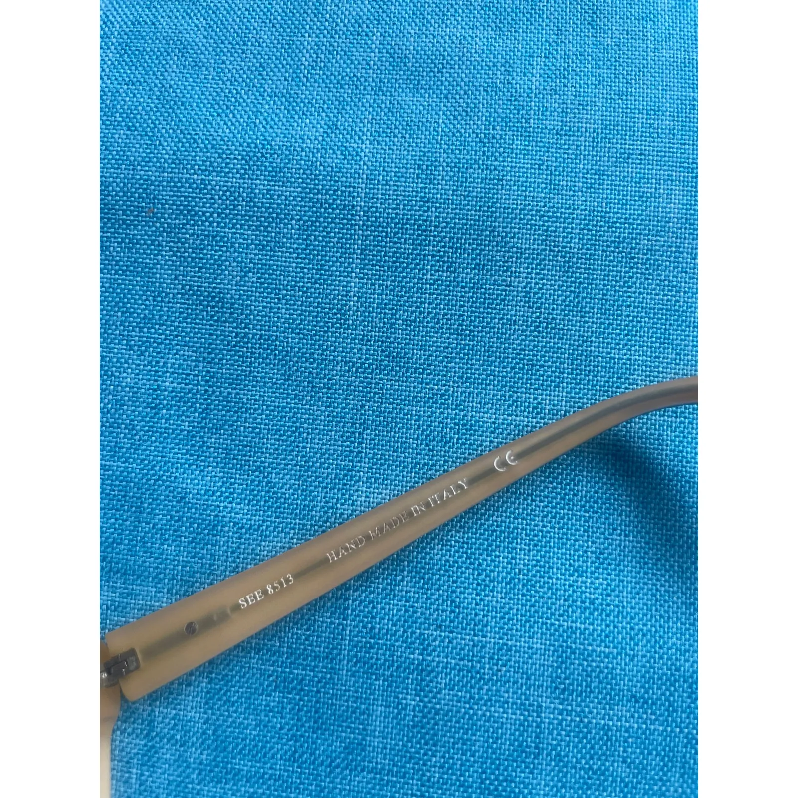 SEE Tortoise Cat Eye Glasses Frames for Eyeglasses HANDMADE in Italy Women 8513 Tan - Image 4