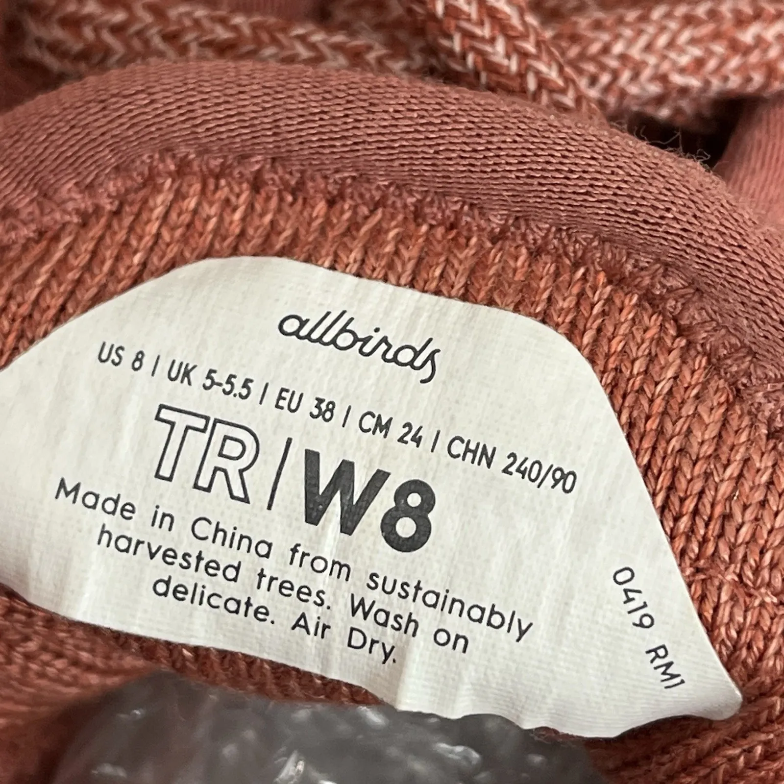 Allbirds Tree Runner Shoes Women US 8 EU 38 Athletic Sneaker Comfort NO INSOLE - Image 4