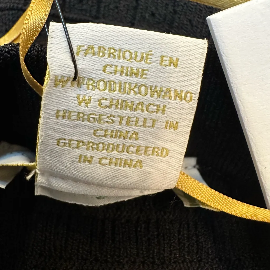 House Of Harlow 1960 Women's Size XS Stretch Knit Sweater Skirt Black White NWT - Image 7