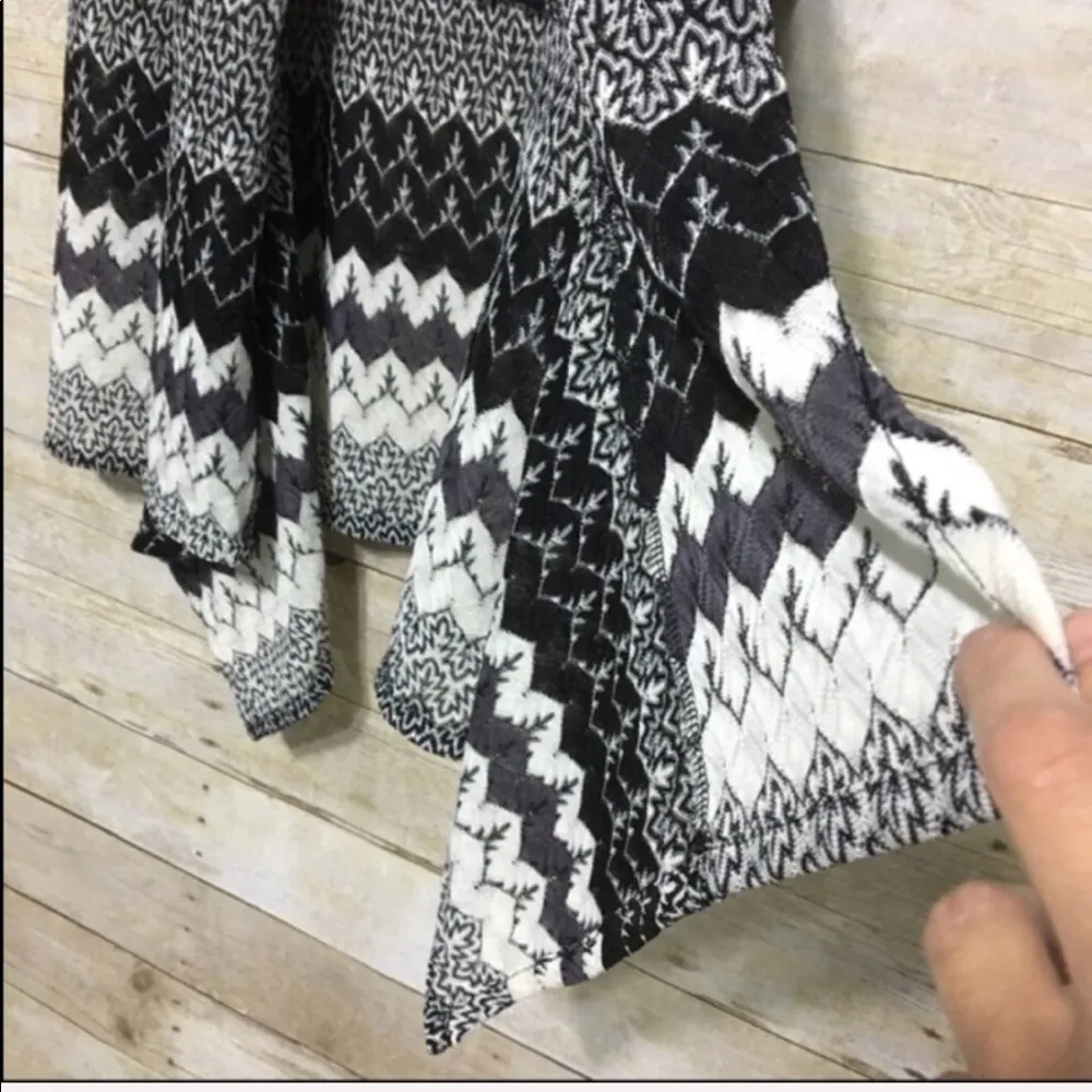 JOCKEY chevron waterfall open cardigan vest size L Size L - Image 4