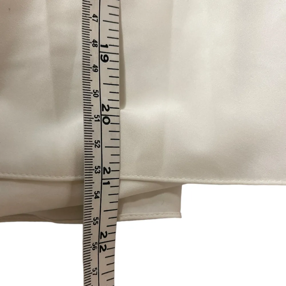 THEORY Silk Camisole Ivory Size Small - Image 6