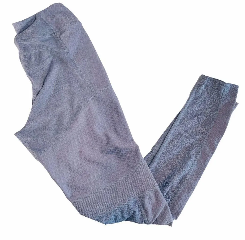 Gymshark | XS | Intense Steel Blue True Texture High Rise Yoga Workout Leggings - Image 7
