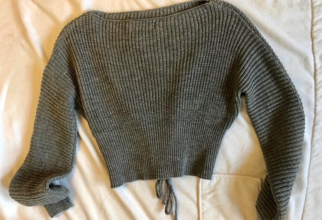 NWOT grey Sweater  - Image 2