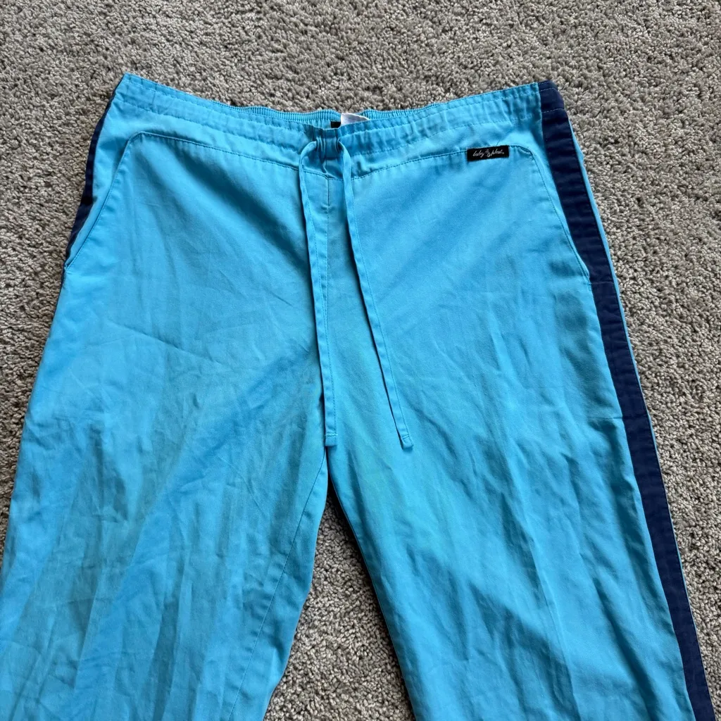 Y2K Baby Phat Blue Scrub Pants Size Large - Image 4