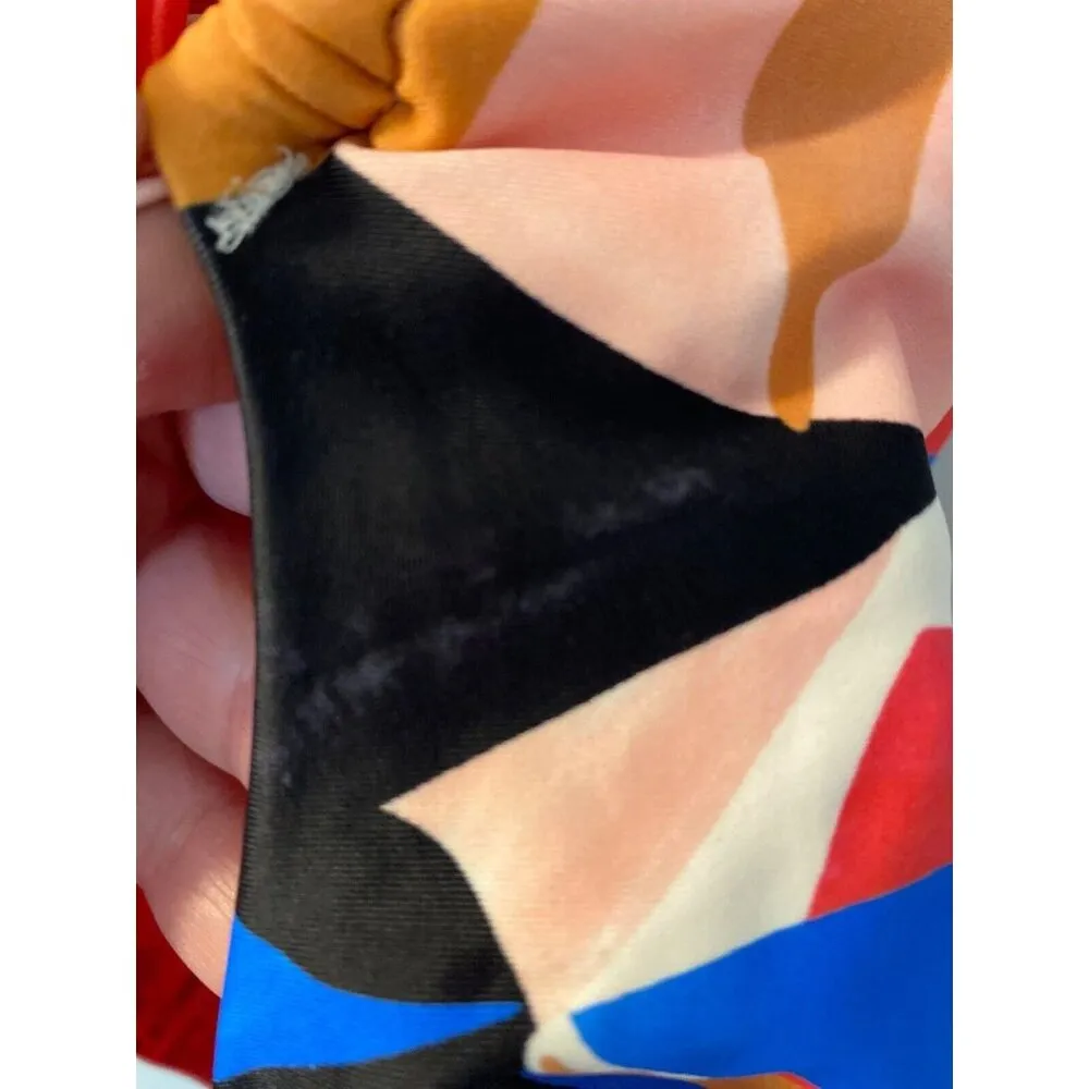 PrAna One Piece Atalia Swimsuits Pink & Blue Tropics size small NWT - Image 7