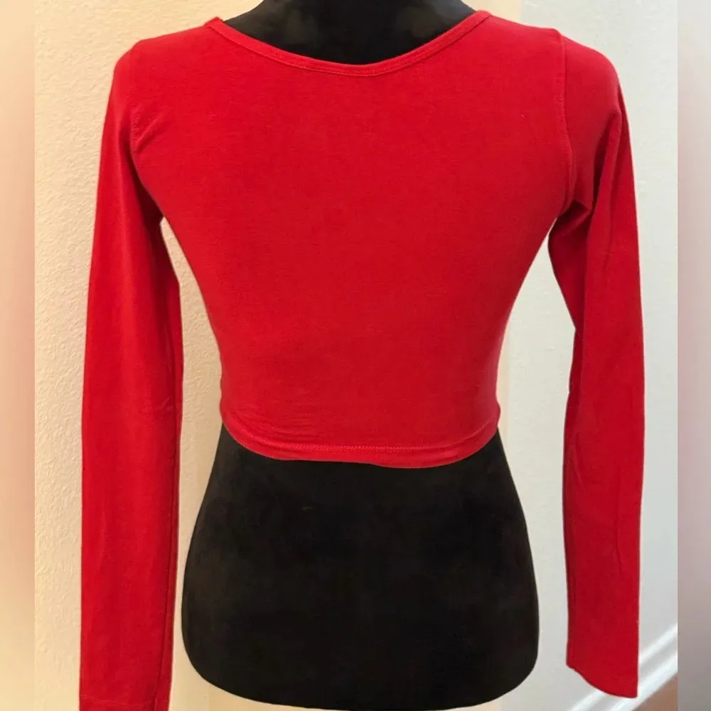 Jordan Tight Fit Cropped Top Long Sleeve - Image 3