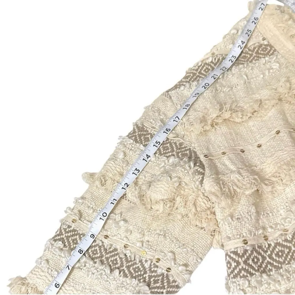 Viral Oversized Textured Knit Heavy Jacket Boho Chic  - Image 7