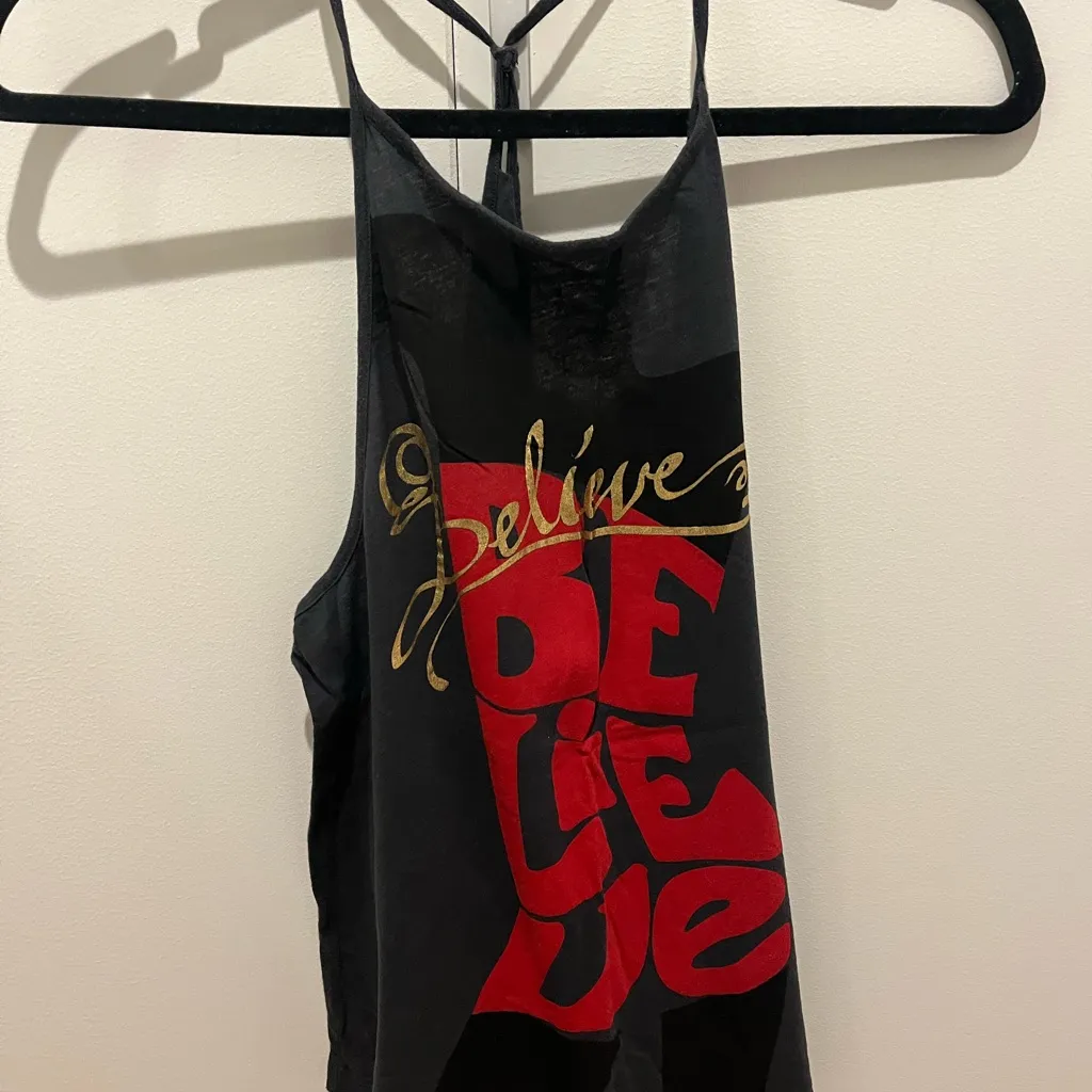 Rihanna for H&M Black and Red Tank Top limited edition 2008 - Image 2